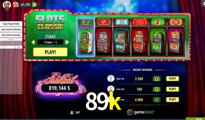 Descubra o Mundo do Cassino Online com 89k